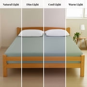 Lux Decor Collection Queen Fitted Sheet Only - Upto 16 Inches Deep Pocket Microfiber Bottom Sheet with All-Around Elastic, Grey