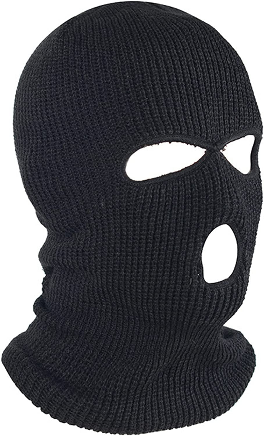 Zukuco 3Hole Knitted Full Face Cover Ski Mask, Winter Balaclava Warm