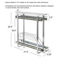 Glidez Multipurpose ChromePlated Steel PullOut/SlideOut Storage