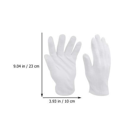 

24 Pairs Thickened Comfortable Working Gloves Cotton Hand Protection Gloves