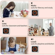 VOCOO Visual Timer, Max 11H 59M Digital Timer Countdown Count-up, Clear VA Display, Magnetic Time Management Tool for Home, School, or Work White
