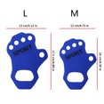thumbnail image 4 of Protector De Palma De Mano Empuñaduras de gimnasia antideslizantes para manos, protector de palma para mujeres y hombres (L azul), 4 of 7