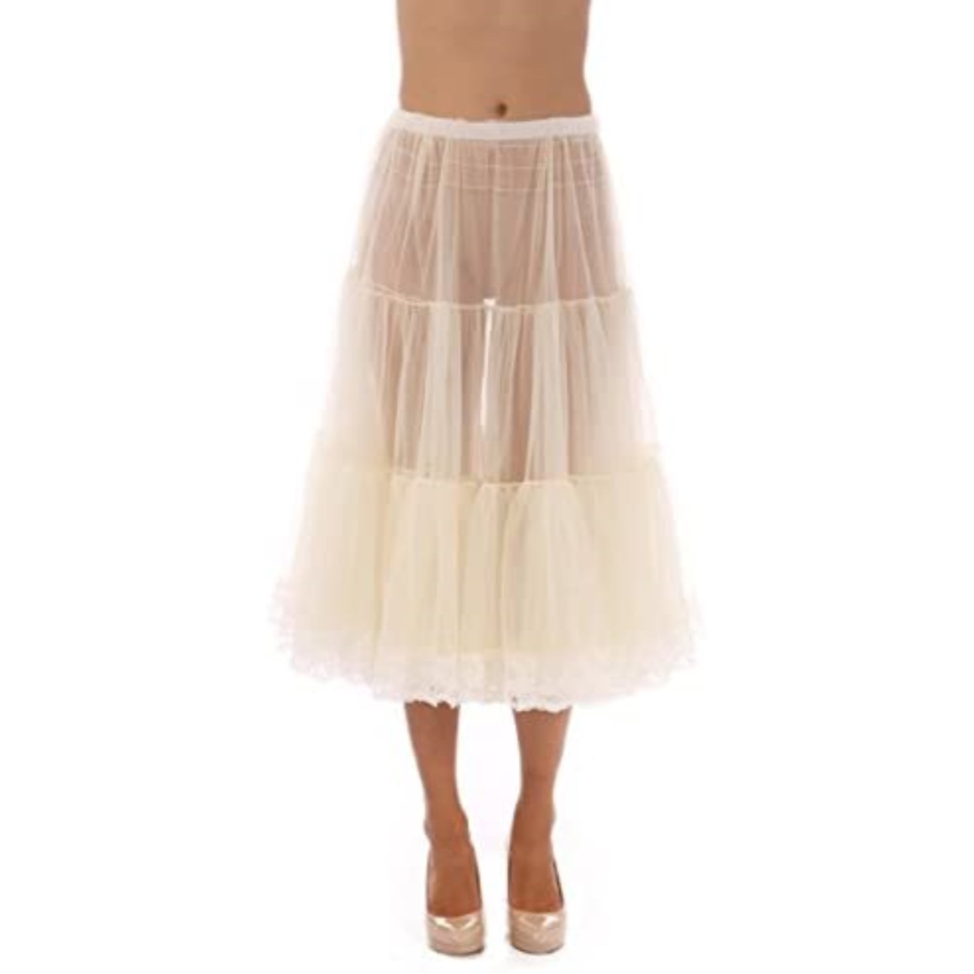 New barbie petticoats tea length Ivory 
