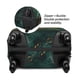 thumbnail image 2 of Balery Emerald Color Gold Marble Funda de equipaje, fundas para maletas, elástica, lavable, protector de maletas, compatible con maletas de 18 a 32 pulgadas-Medium, 2 of 7