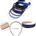 thumbnail image 4 of HBlife 7 Pack Headbands for Women Girls Headbands Trendy Blue Pearl Headband Non Slip Hairbands Cute Hair Accessories Multi-style Headband Pack, 4 of 8