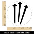thumbnail image 2 of Three 3 Nails Christian Solid Rubber Stamp for Scrapbooking Crafting Stamping - Small 3/4 Inch, 2 of 7