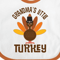 thumbnail image 4 of Inktastic Thanksgiving Grandma Little Turkey Boys or Girls Baby Bib, 4 of 4