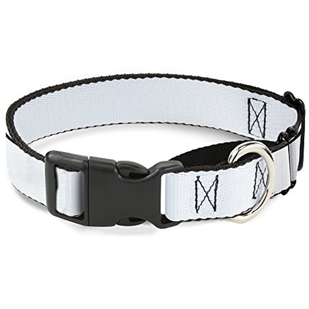 Buckle-Down White Martingale Dog Collar