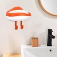 thumbnail image 6 of Wall Mounted Soap Dish Holder ,Pounch Free ,Cartoon Shape Container Accessories with Detachable Hook Portable for Bathroom Shower Accessories Orange, 6 of 9