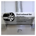 thumbnail image 2 of 4 6 8 Inch Pipe Exhaust Fan 2800RPM Duct Fan Metal Toilet Wall Fan Low Noise Kitchen Air Ventilator For Kitchen Washroom Canteen ,Easy to Use - 6 INCH_A, 2 of 6