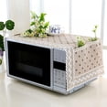 thumbnail image 1 of Anti-Slip Microwave Oven Dust Cover Microwave Dustproof Cover Decorative Kitchen Appliance Cover with Storage Bags 13.7×39.3 Inch, 1 of 8