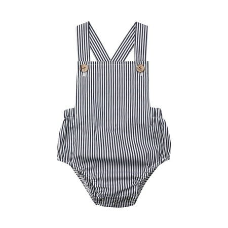 

Yinyinxull Baby Kids Boy Girl Infant Romper Jumpsuit Bodysuit Cotton Clothes Outfits Set Gray 6-12 Months