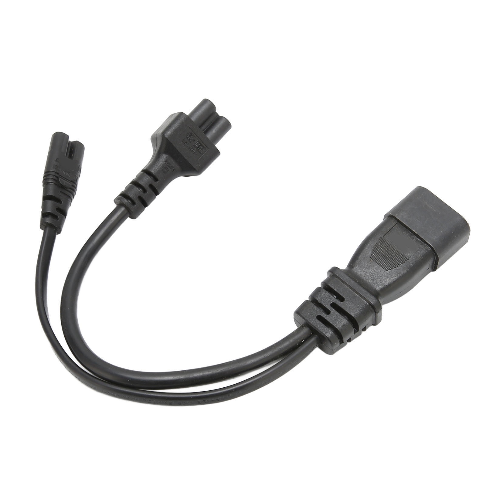 IEC320 C14 Male To C5 C7 Female Power Cord, Power Extension Cable Heat Resistant For Printers