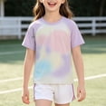thumbnail image 5 of Girls Swim Rash Guard Short Sleeve Unisex Sun Shirts Boys Active Shirts Quick Dry Shirt Boys Summer Clothes 11-12 Years, 5 of 7