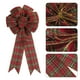 thumbnail image 4 of Corona Navideña Roja con Lazo Preatado para Árbol de Navidad, Guirnalda y Decoración Exterior, para Puerta, Otoño E Invierno, Día de San Esteban., 4 of 7