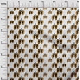 thumbnail image 3 of oneOone Silk Tabby Dark Mustard Fabric Medical Virus Sewing Material Print Fabric by The Yard 42 Inch Wide, 3 of 4