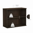 thumbnail image 5 of Bush Business Furniture Small 2 Shelf Bookcase in Black Walnut - Engineered Wood, 5 of 6