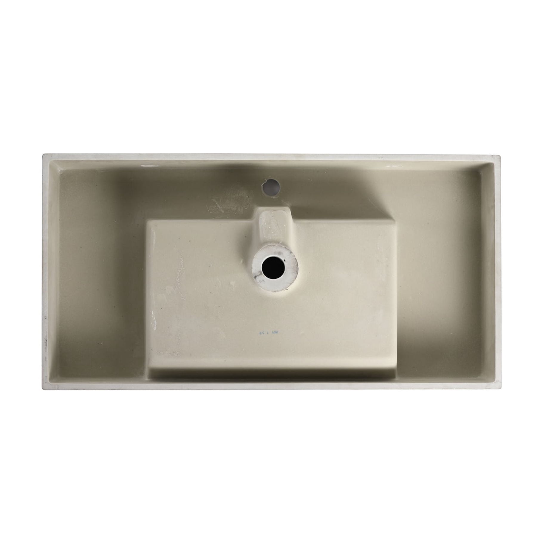 36" Resin Sink For Bathroom - , Elegant Vanity Top Basin Long-lasting, Robust
