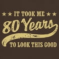 thumbnail image 3 of CafePress - Funny 80Th Birthday Dark T Shirt - Men's Classic Graphic Cotton T-Shirt, 3 of 4