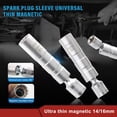thumbnail image 2 of 14/16mm Thin Wall Magnetic Swivel Spark Plug Removal Drive Point✨4 Socket F7H6, 2 of 8