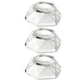thumbnail image 3 of Miangastore 3PCS Crystal Ball Display Base Acrylic Round Ball Display Stand (L Transparent), 3 of 8