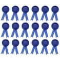 thumbnail image 1 of Unique Bargains Blank Award Ribbon, Rosette Ribbon Honorable Prize Recognition Ribbon, Blue, 18Pack, 1 of 5