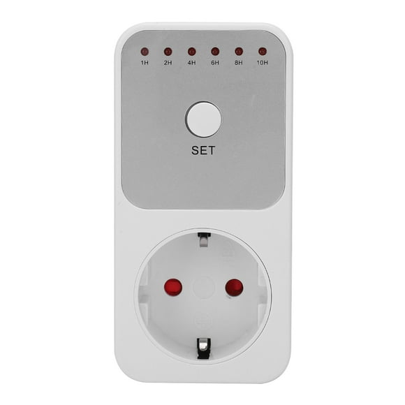 Smart Plug Outlet, Overvoltage Protection Timing 1-10 Hours Timer Socket Switch, For Air Conditioner Home Lighting Fan Christmas Tree