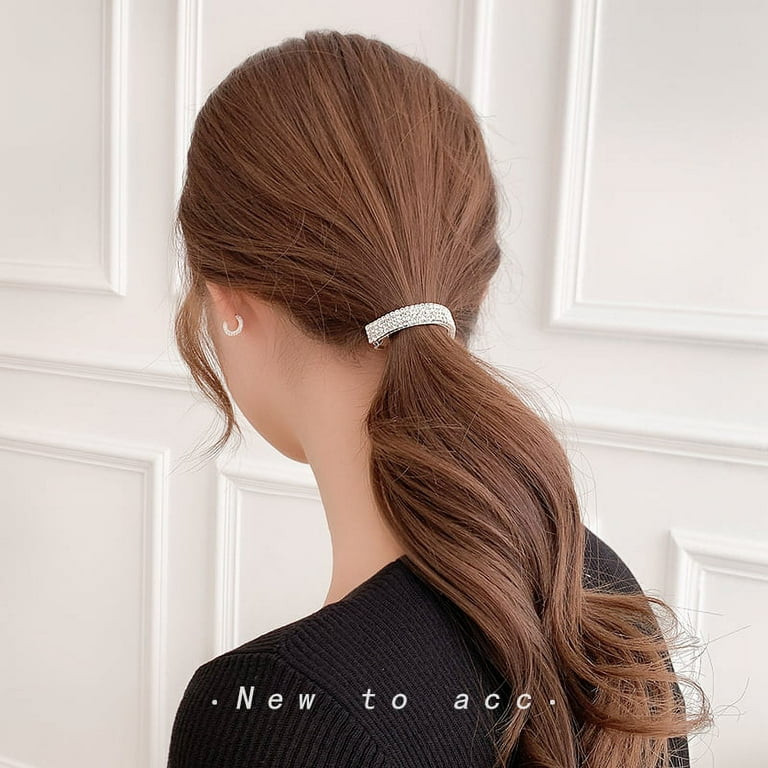 【日本入手困難】Brass hair clip with crystals Steel/Crystal Brass hair clip with crystals | PRADA