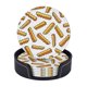 thumbnail image 1 of Posavasos de cuero de 6 piezas, papas fritas (2) posavasos para bebidas, posavasos para tazas, regalo de inauguración de la casa, ideal para la decoración del hogar, 1 of 7