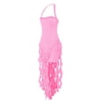 thumbnail image 4 of Women's Sexy Neck Sleeveless Irregular Dress - Backpack Design, Flowy Hem for Summer/Beach Parties, 4 of 5