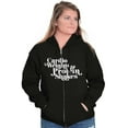 thumbnail image 5 of Cute Cardio Weights Protein Shakes Zip Hoodie Sweatshirt Women Brisco Brands X, 5 of 6