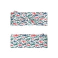 thumbnail image 2 of Wukai Colorful Shark Print Baby Bow Headband for Newborn Infant Baby Toddler Girls, 2 of 5