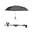 thumbnail image 3 of DOLITY Parasol de Plage avec Pince Parapluies Ajustables Parasol Pliant Parasol de Soleil Double Noir Double Couche, 3 of 9