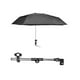 thumbnail image 3 of Sombrilla ajustable para silla con abrazadera universal para silla de playa, carrito de golf, , , Negro Doble Capa, 3 of 9
