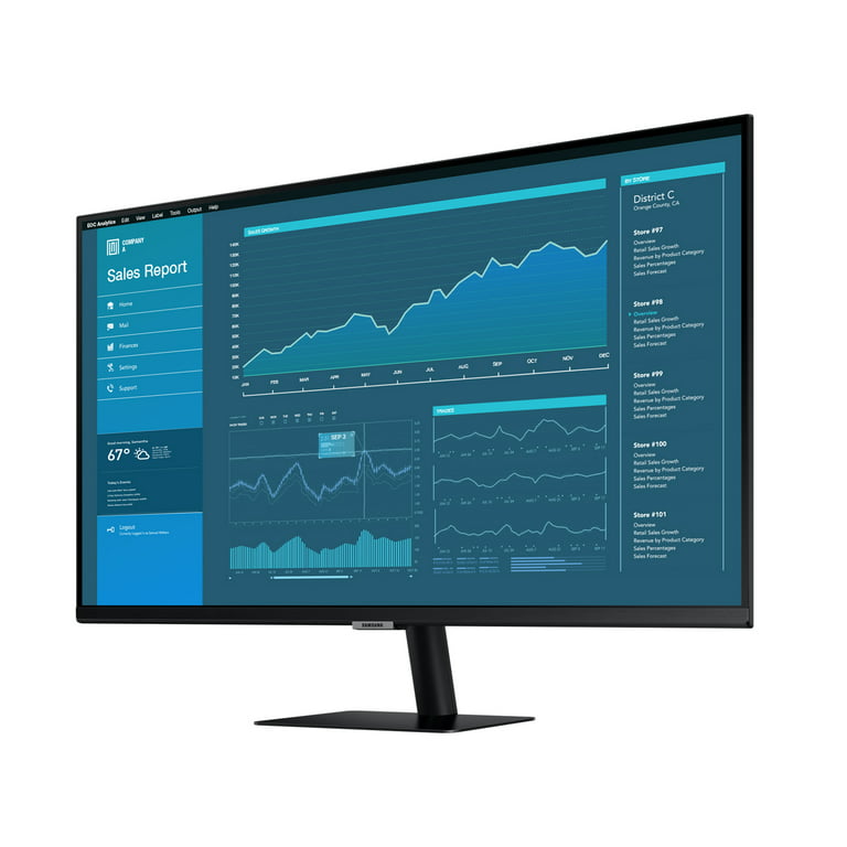 27 M50A FHD Smart Monitor with Streaming TV in White - LS27AM501NNXZA