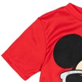 thumbnail image 5 of Disney Mickey Mouse Infant Baby Boys T-Shirt and Mesh Shorts Outfit Set Infant to Toddler, 5 of 5