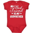 thumbnail image 3 of Inktastic My Best Friend is My Godfather with Hearts Boys or Girls Baby Bodysuit, 3 of 5