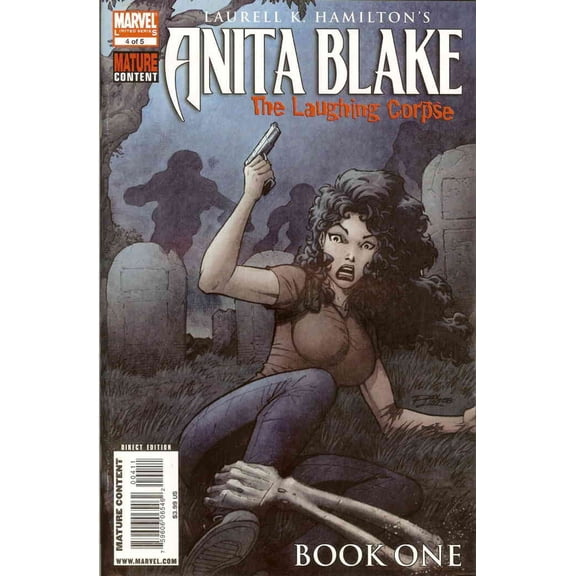 Anita Blake, Vampire Hunter: The Laughing Corpse #4 VF ; Marvel Comic Book