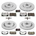 thumbnail image 3 of PowerStop Front and Rear Z26 Street Warrior Carbon-Fiber Ceramic Brake Pad and Drilled and Slotted Rotor Kit Fits: CHEVROLET Select Models K7291-26, 3 of 9