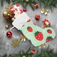 thumbnail image 6 of Coolnut Strawberry Christmas Stocking Personalized Large Candy Stocking, Xmas Stockings Decoration Hanging Gift for Family Holiday Party Ornaments Decor Fireplace, 6 of 7