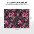 thumbnail image 2 of Yiaed Rose Mix Leopard 2 Print Highly Absorbent Microfiber Kitchen Counter Mat, Dish Drying Pad for Dishes, Utensils, Pots and Pans, Large 18" x 24", 2 of 7