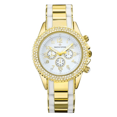 Timothy Stone AMBER BICOLOR Gold/White Women's Design Watch