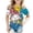 Dark Blue, variant on Rhuody Girl Easter T Shirts Short Sleeve Shirts Crew Neck Tee Cartoon Bunny Prints Tops Adorable Wear 12-13 Years Dark Blue