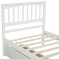 thumbnail image 6 of Veryke Modern Pine Wood Platform Bed, Twin, White, 6 of 7