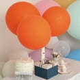 thumbnail image 2 of Efavormart 10 Pack 18" Large Orange Round Latex Balloons Air Helium Balloons Party Balloons, 2 of 10