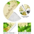 thumbnail image 2 of FMSHPON Shamrock Pattern Xmas Christmas Tree Skirt Stand Mat for Holiday Party Decoration Indoor Outdoor 36 inches, 2 of 6