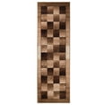 thumbnail image 2 of Superior Lockwood Indoor Non-Slip Washable Area Rug, 2' 7" x 8', Chocolate, 2 of 8