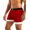 Red, variant on iEFiEL Mens Christmas Costume Santa Claus Dress Up Flannel Boxer Shorts
