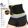 thumbnail image 4 of Qiilu Yoga Slim Fit Waist Belt Trimmer Exercise Weight Loss Burn Fat Body Shaper, 4 of 7