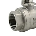 thumbnail image 4 of DANSPEED 3/4" Stainless steel Ball Valve Full Port, NPT Threaded,1000 PSI, 4 of 6